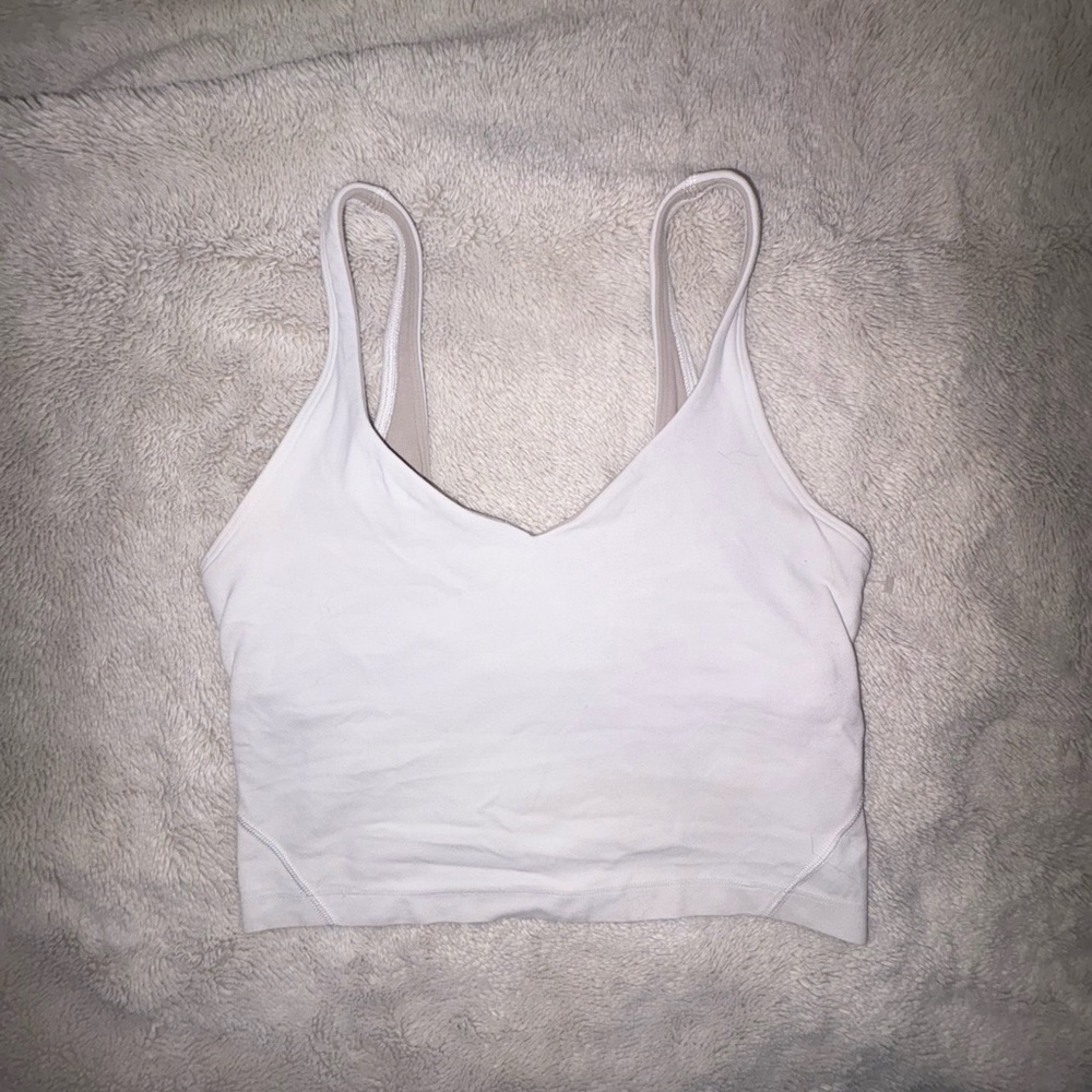 Lululemon White Tank SZ 4